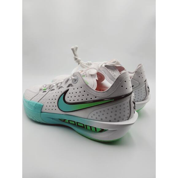 Mens Sz 9 Nike Basketball Shoes G.T. Cut 3 White Bleached Turquoise DV2913-107